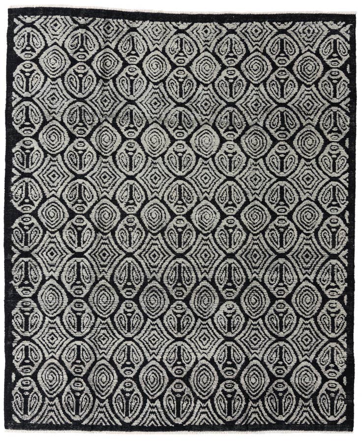 Detail image of 8' 6 x 10' 2 Hand Knotted Darya Wool Rug