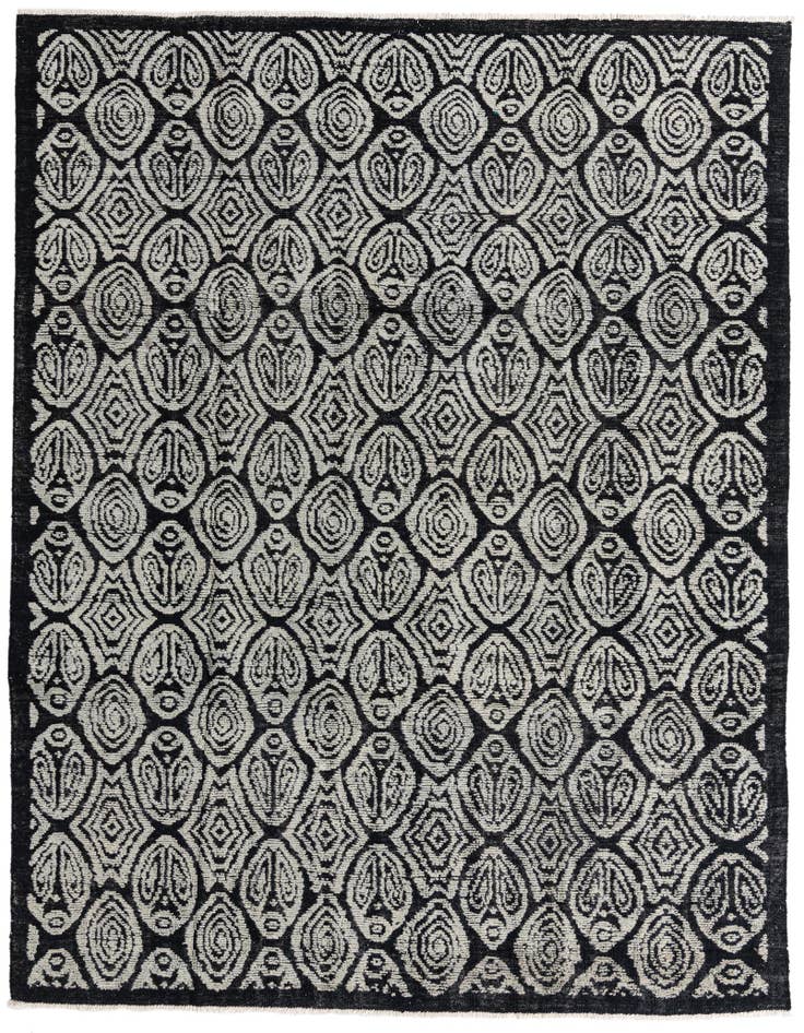 Detail image of 8' 5 x 9' 5 Hand Knotted Darya Wool Rug