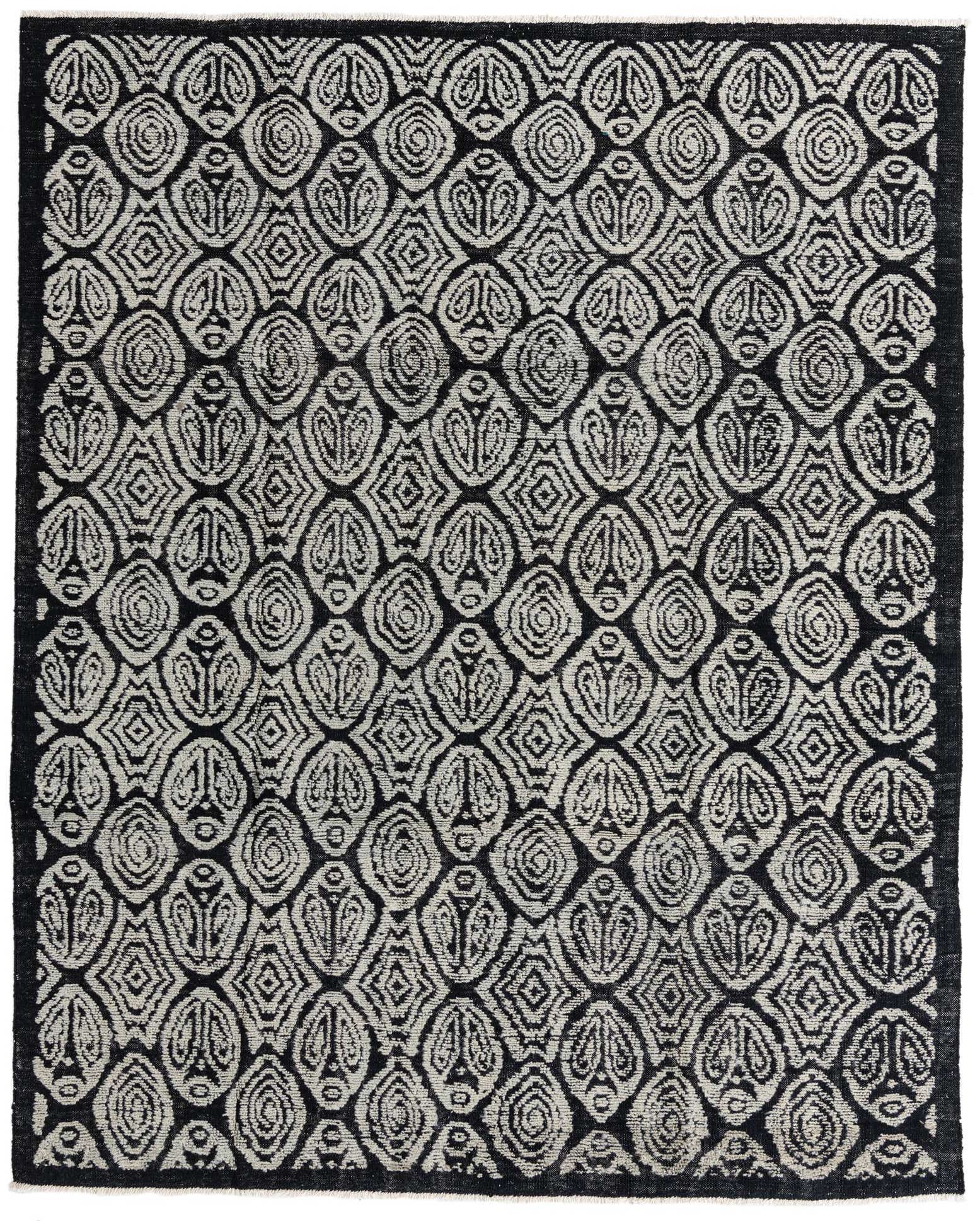 8' 5 x 9' 5 Hand Knotted Darya Wool Rug