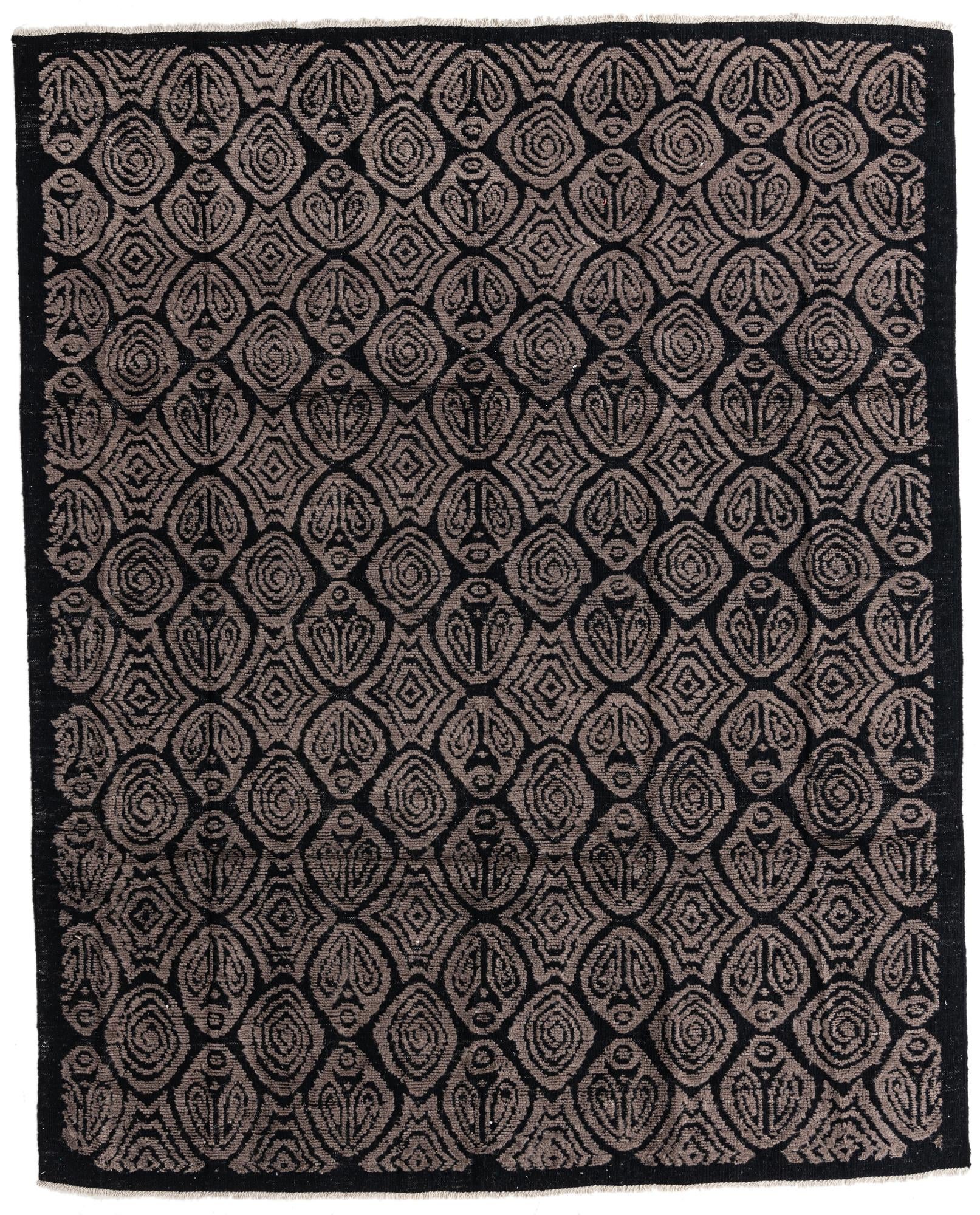8' x 10' Hand Knotted Darya Wool Rug