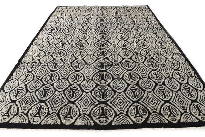 9' 1 x 12' 4 Hand Knotted Darya Wool Rug
