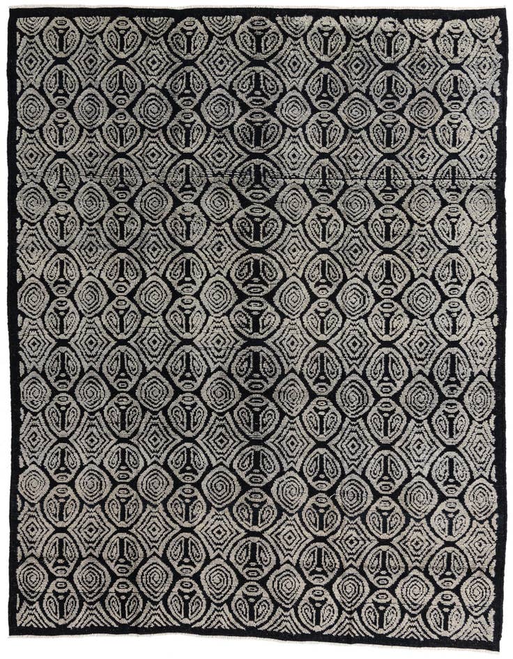 Detail image of 9' 1 x 12' 4 Hand Knotted Darya Wool Rug