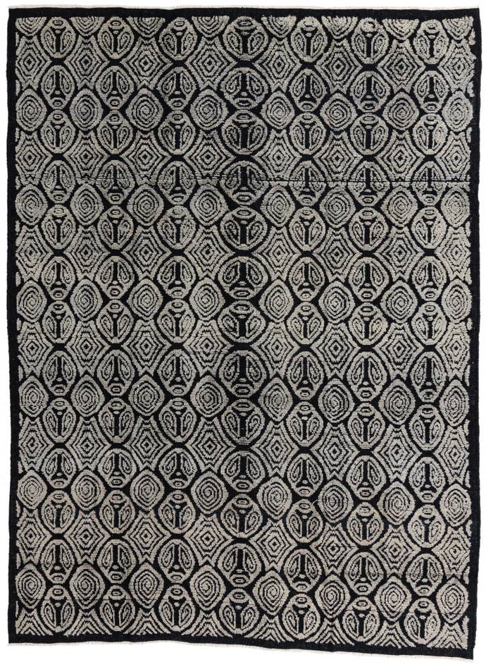 Detail image of 9' 1 x 12' 4 Hand Knotted Darya Wool Rug