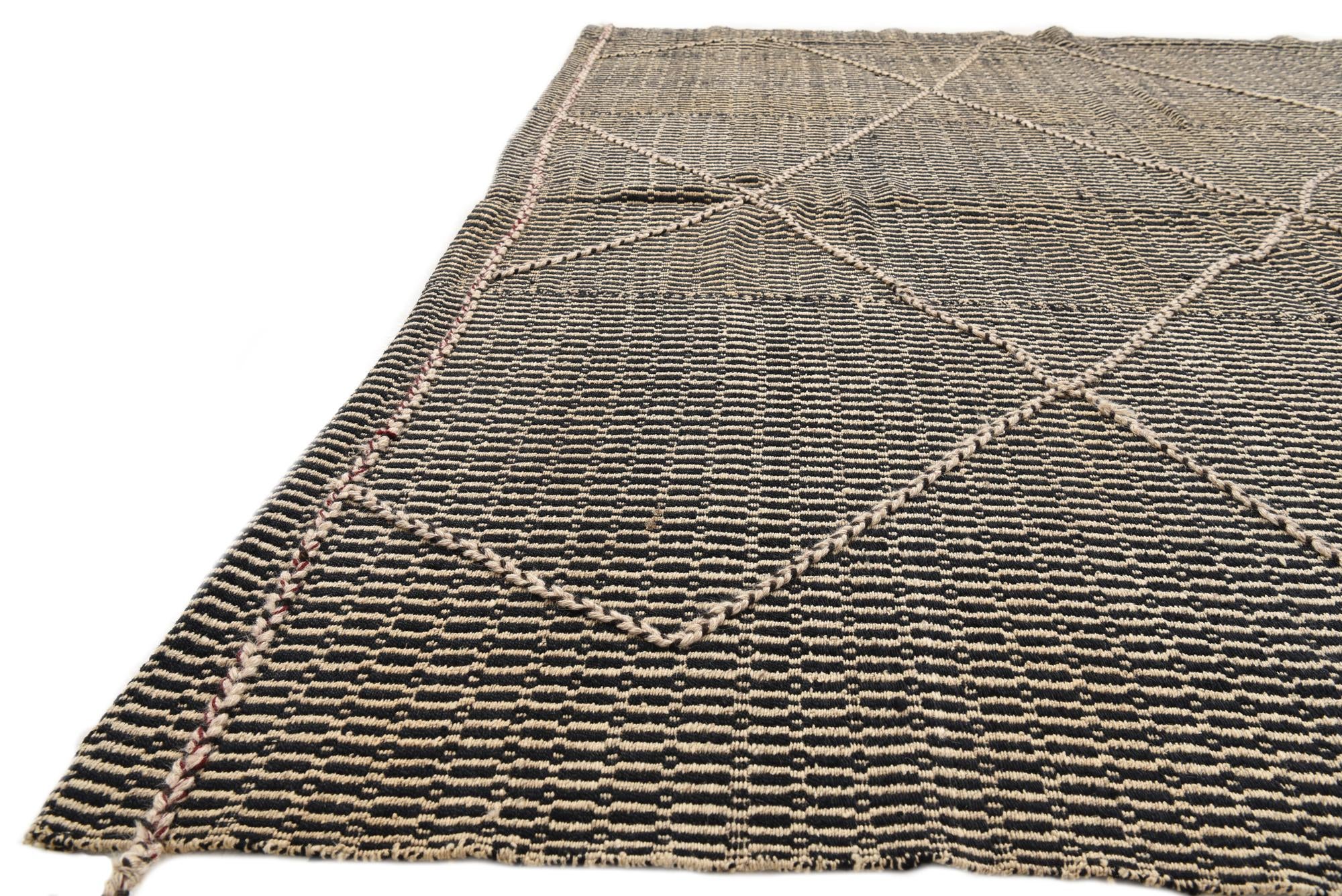 7' 9 x 9' 8 Hand Knotted Darya Wool Rug
