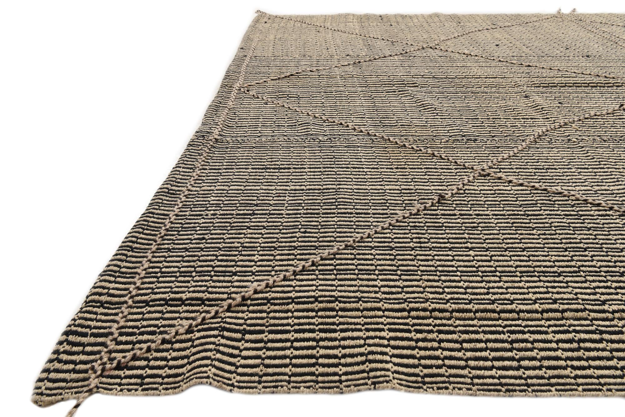 7' 8 x 9' 7 Hand Knotted Darya Wool Rug