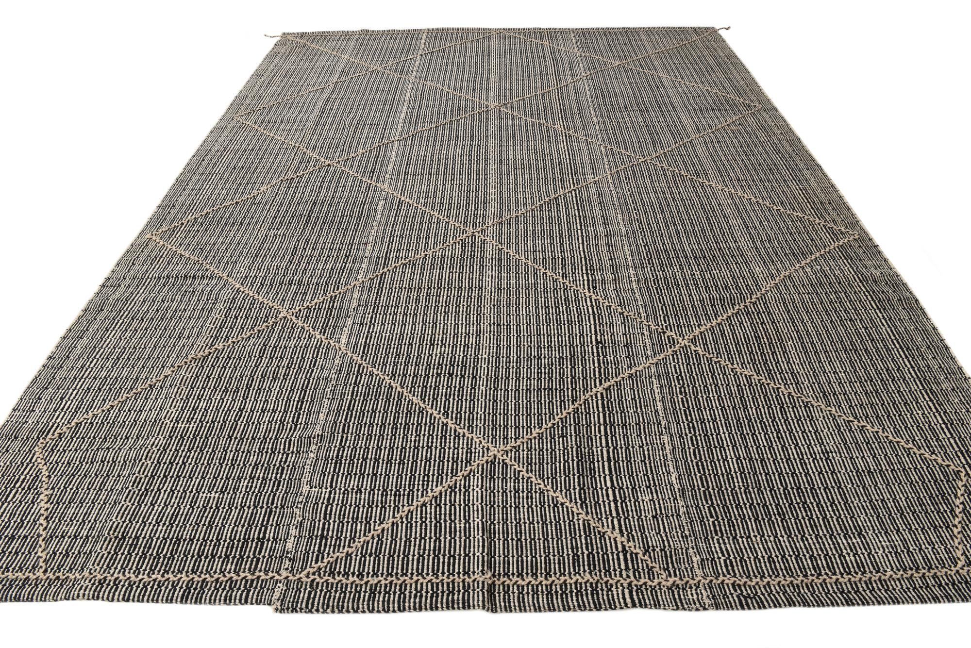 9' x 12' Hand Knotted Darya Wool Rug