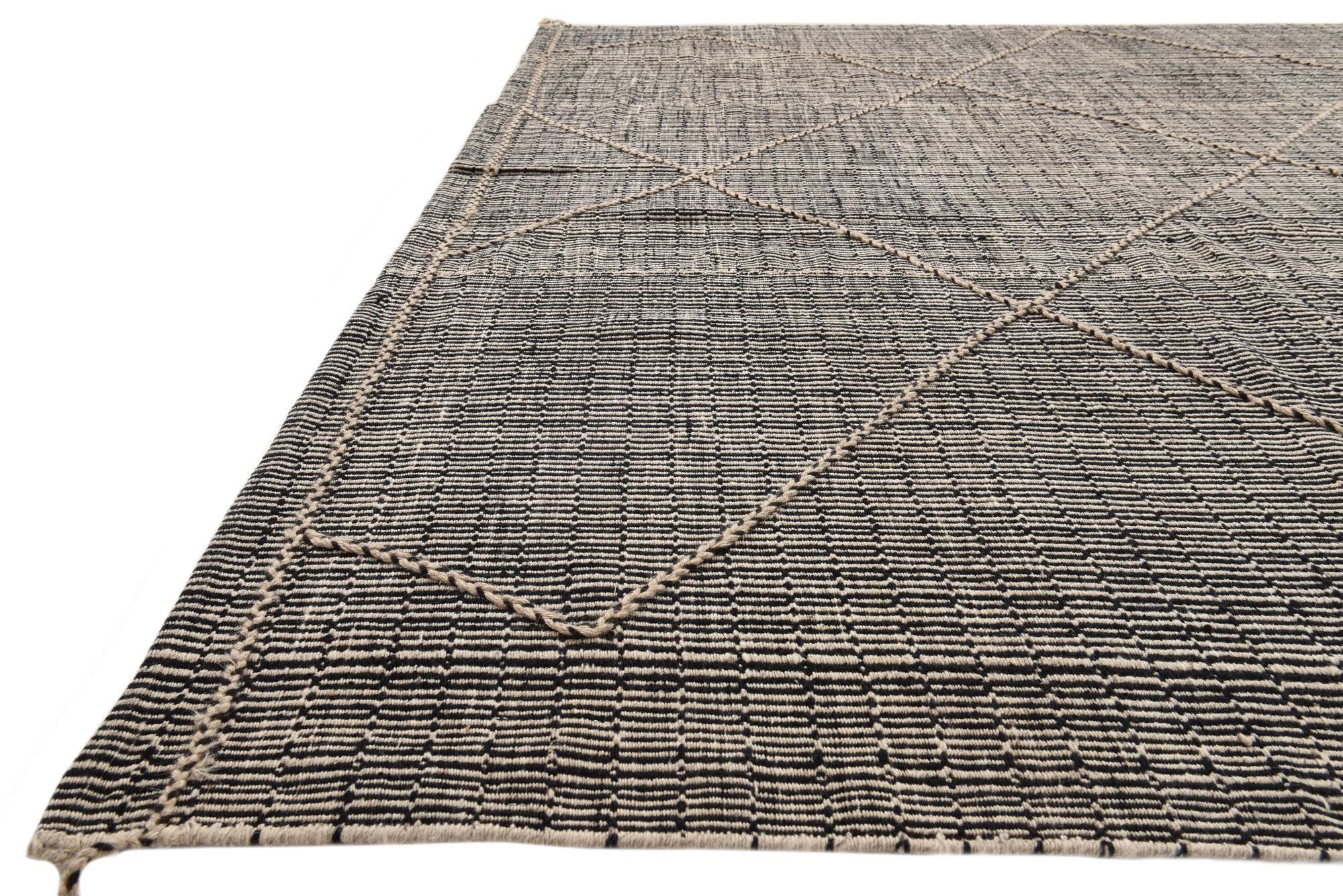 9' x 12' Hand Knotted Darya Wool Rug