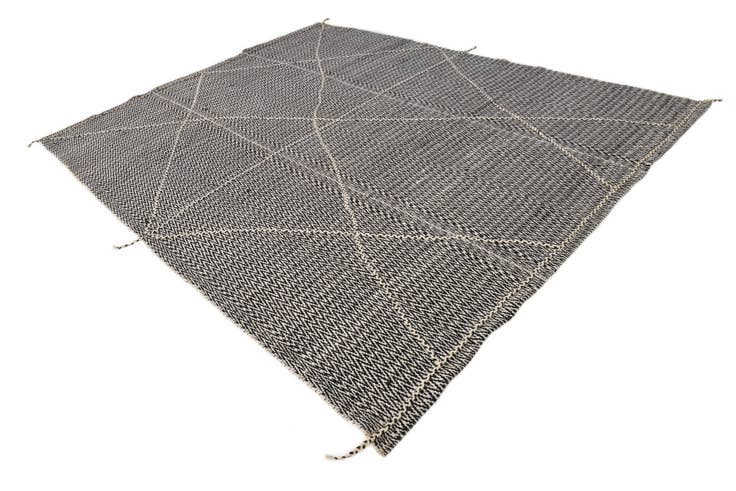 Detail image of 8' 10 x 11' 2 Hand Knotted Darya Wool Rug