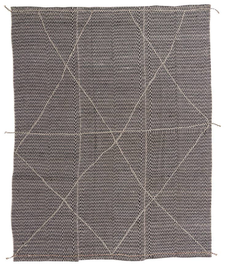 Detail image of 8' 10 x 11' 2 Hand Knotted Darya Wool Rug