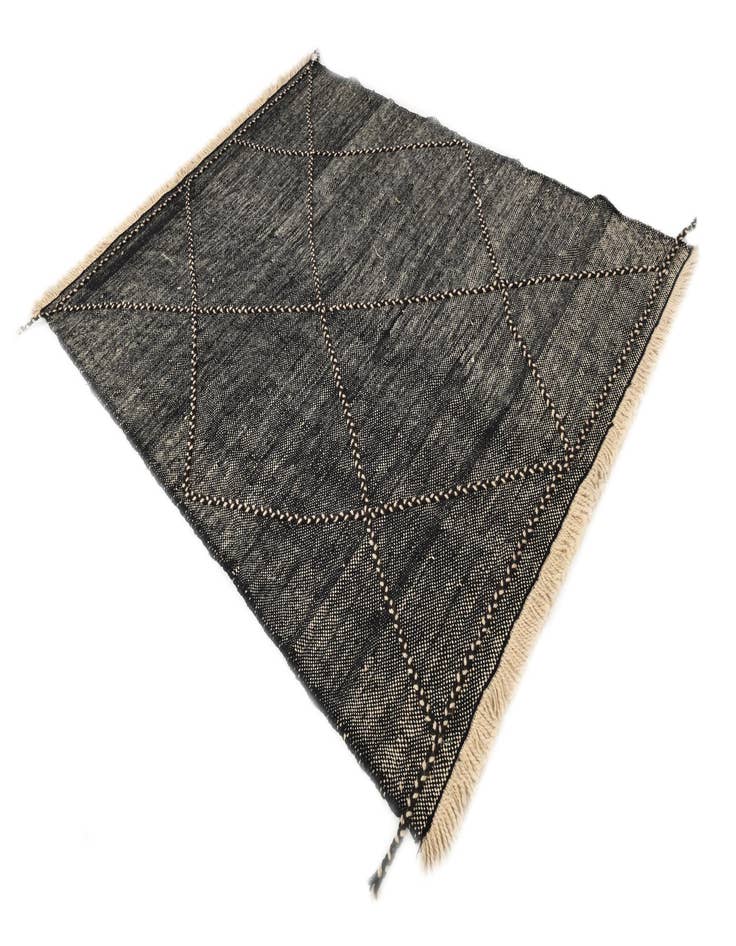 Detail image of 5' 10 x 9' 3 Hand Knotted Darya Wool Rug