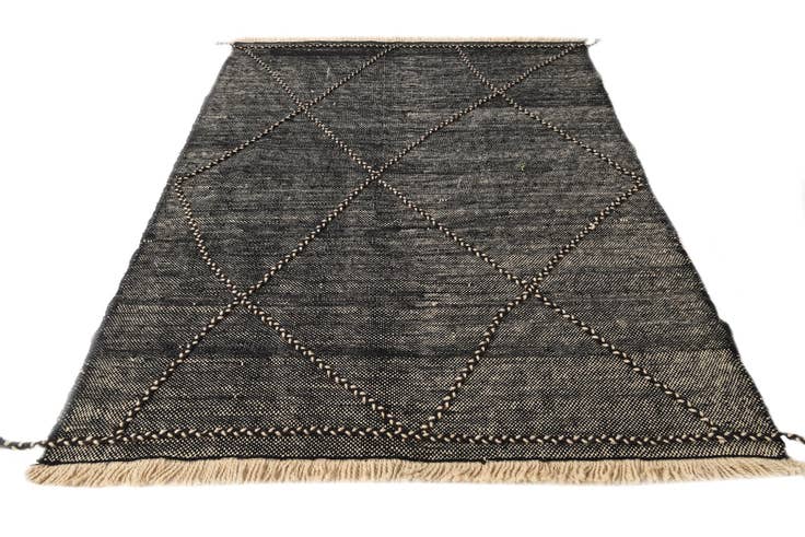 Detail image of 5' 10 x 9' 3 Hand Knotted Darya Wool Rug