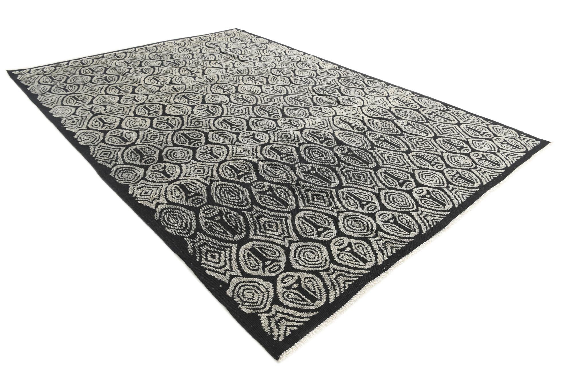 9' x 12' 8 Hand Knotted Darya Wool Rug