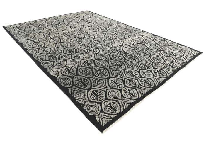 9' x 12' 8 Hand Knotted Darya Wool Rug