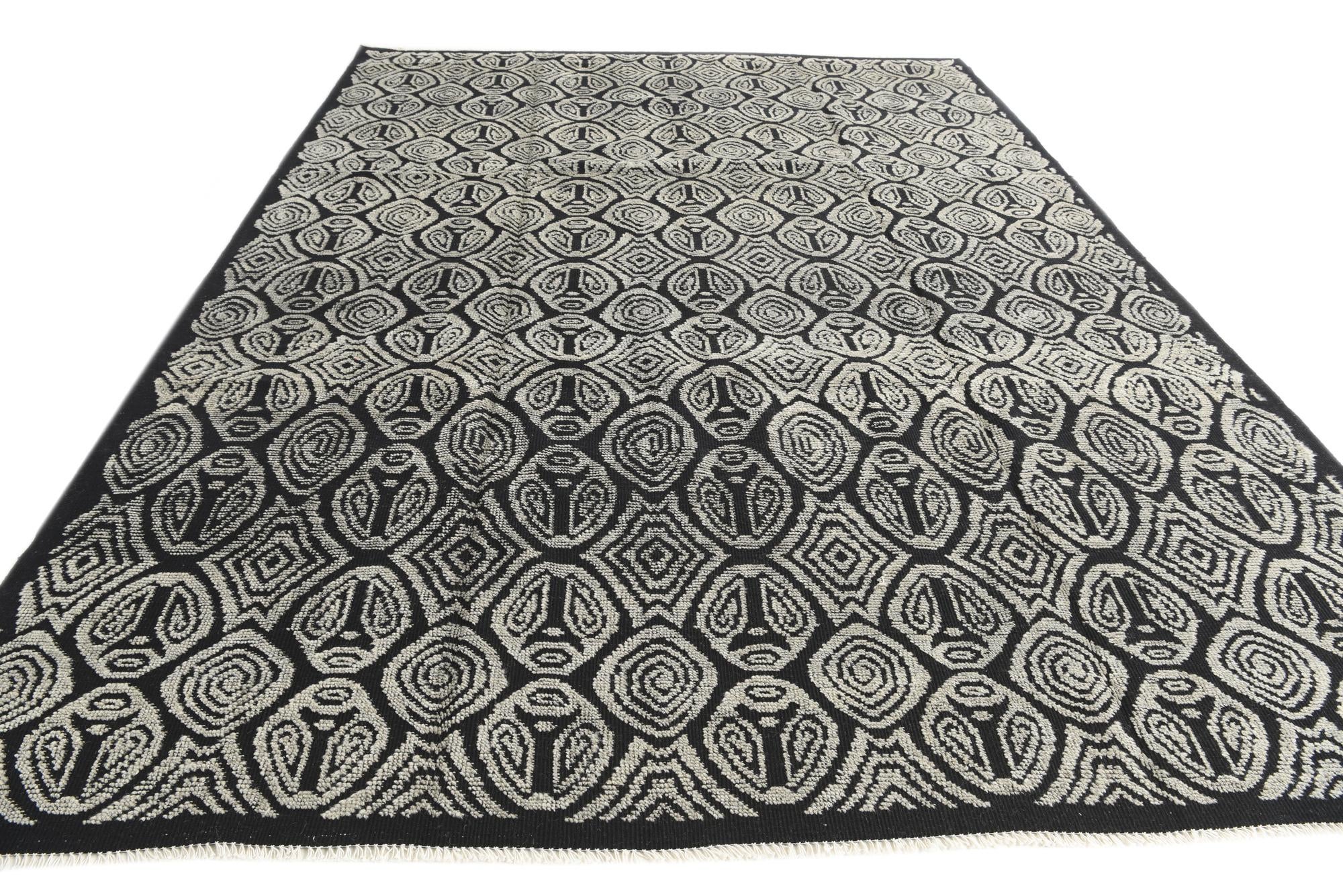 9' x 12' 8 Hand Knotted Darya Wool Rug