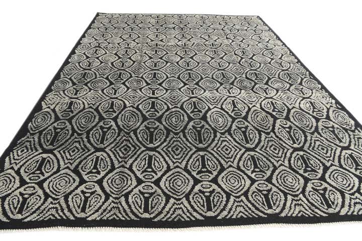 9' x 12' 8 Hand Knotted Darya Wool Rug