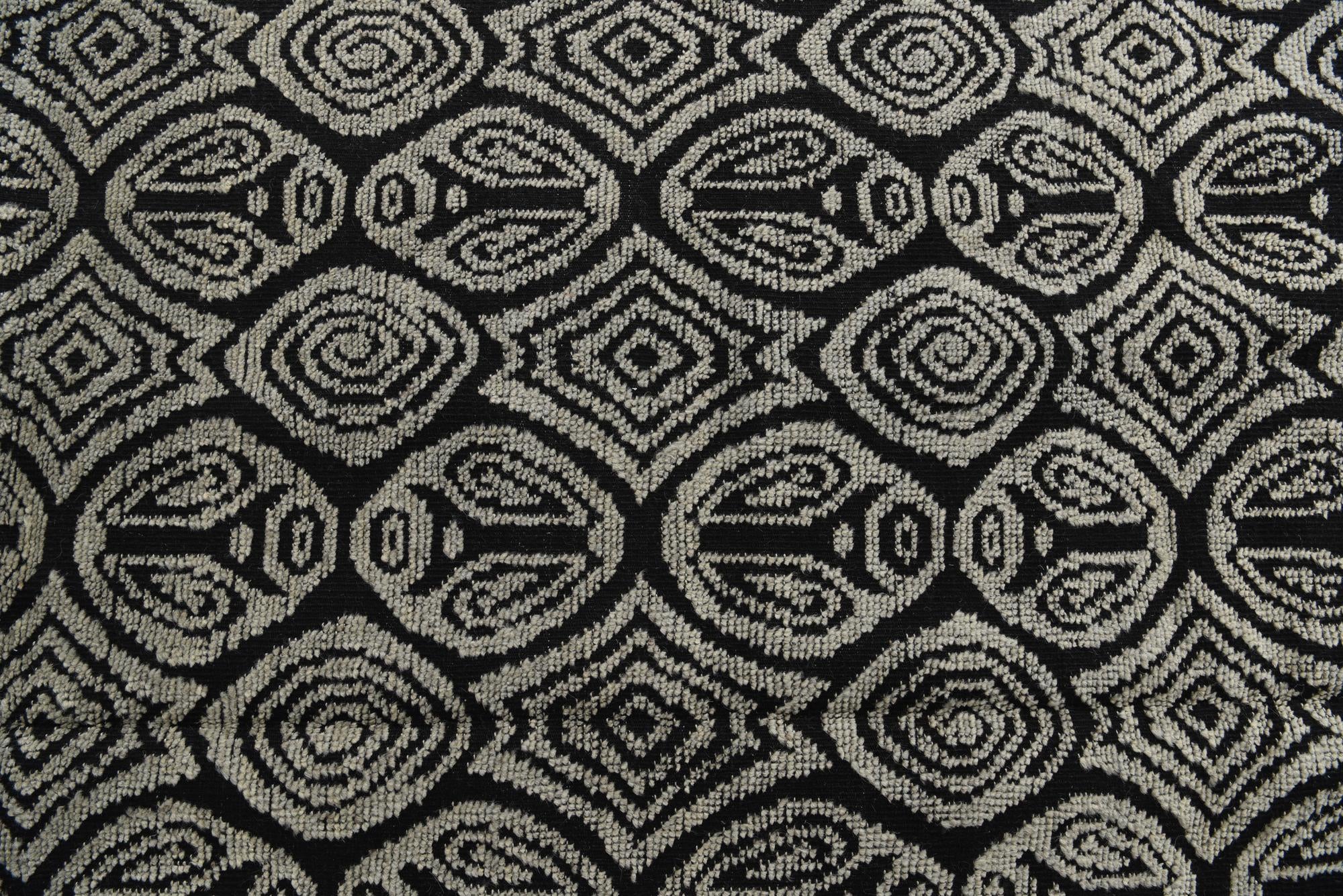 9' x 12' 8 Hand Knotted Darya Wool Rug
