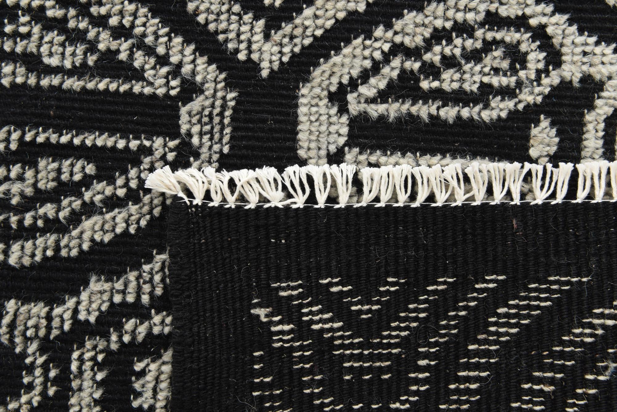 9' x 12' 8 Hand Knotted Darya Wool Rug