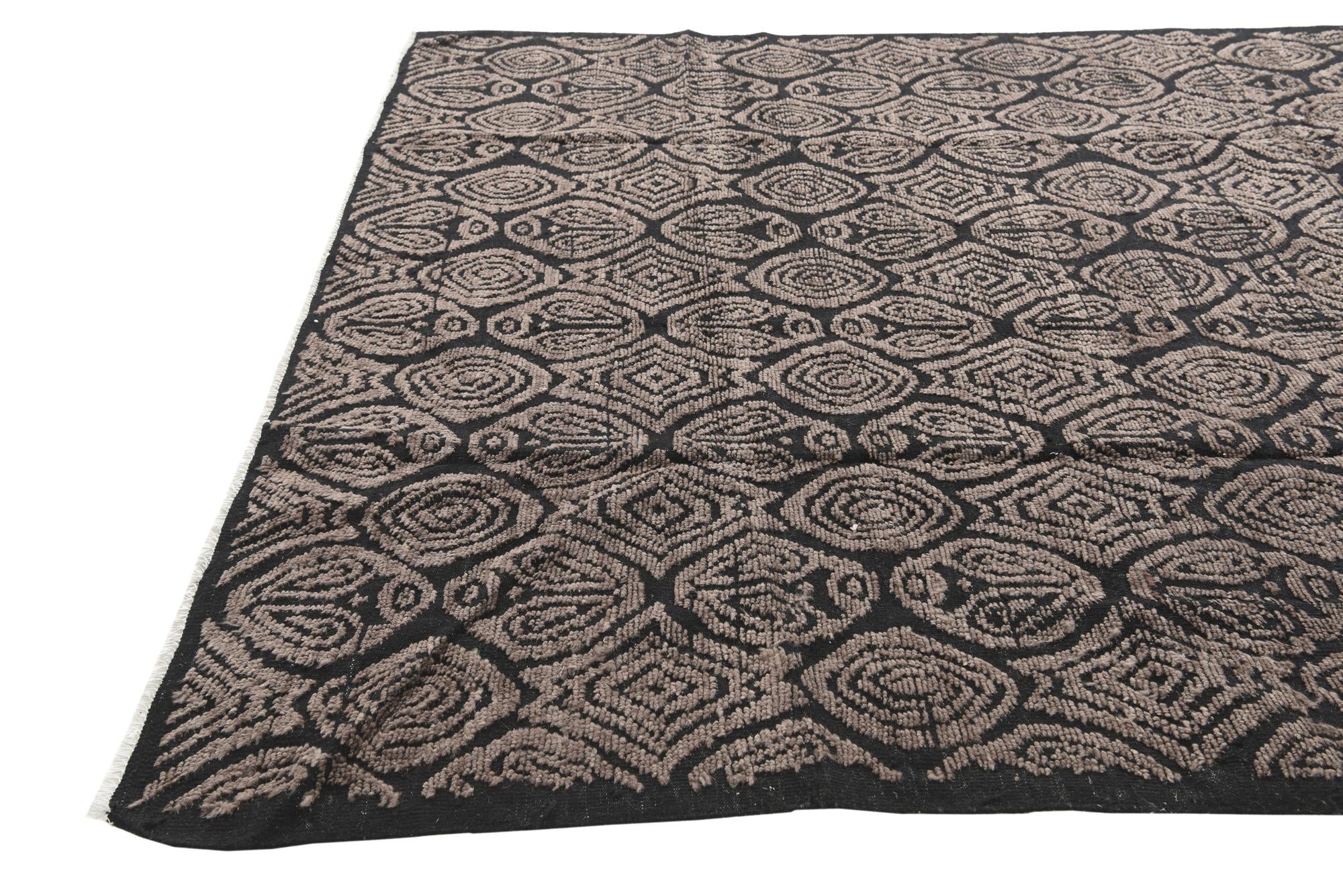 8' x 10' Hand Knotted Darya Wool Rug