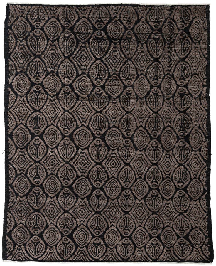 Detail image of 8' x 10' Hand Knotted Darya Wool Rug