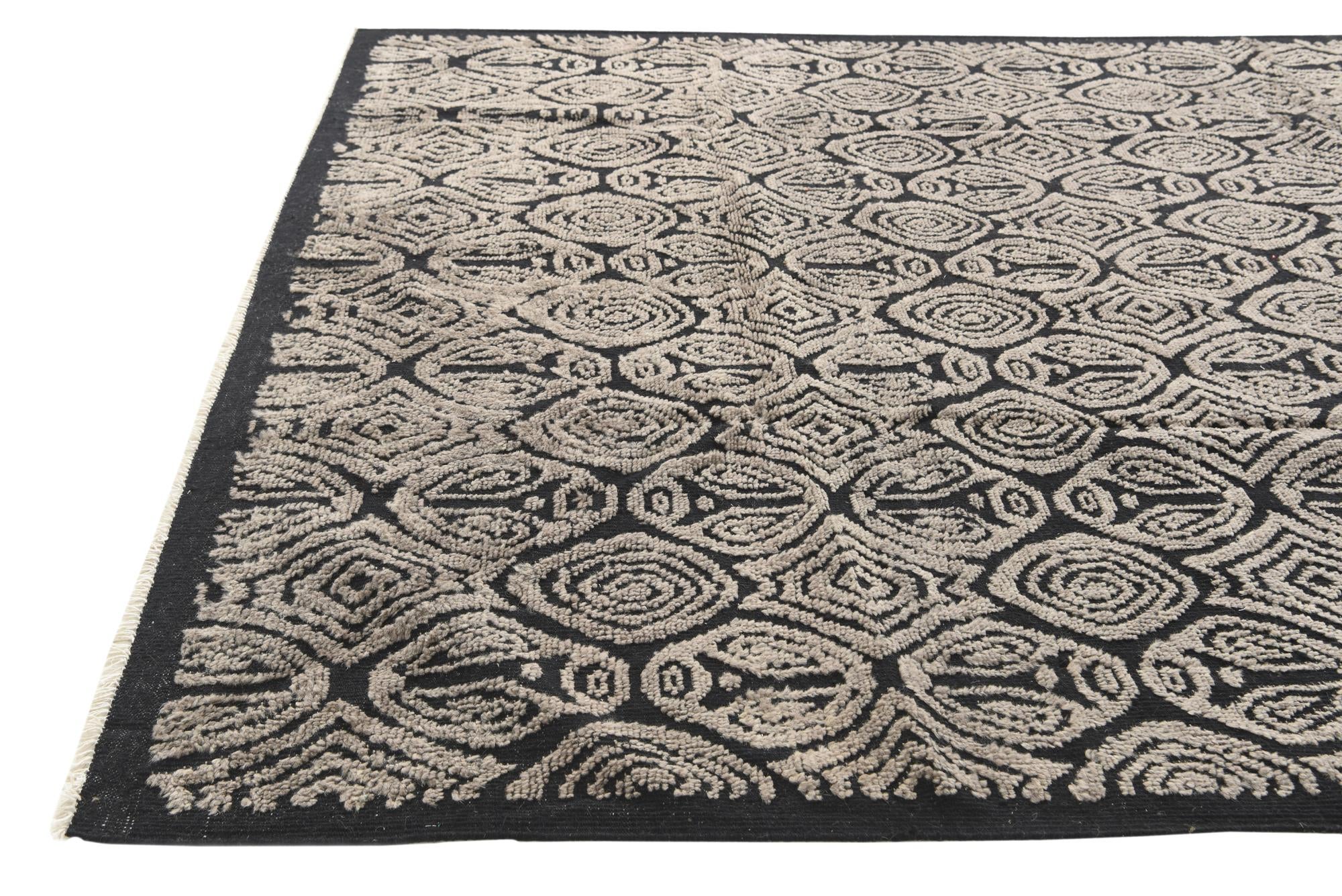 8' 1 x 10' 2 Hand Knotted Darya Wool Rug