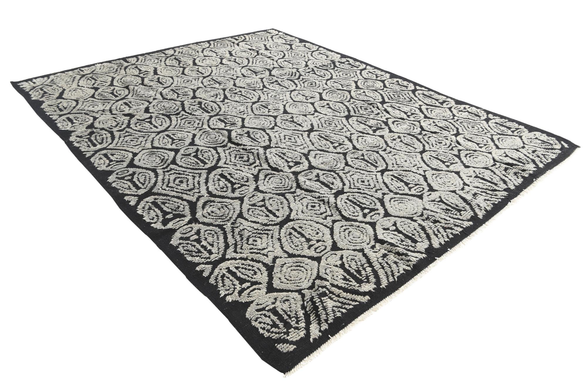 8' 5 x 9' 6 Hand Knotted Darya Wool Rug