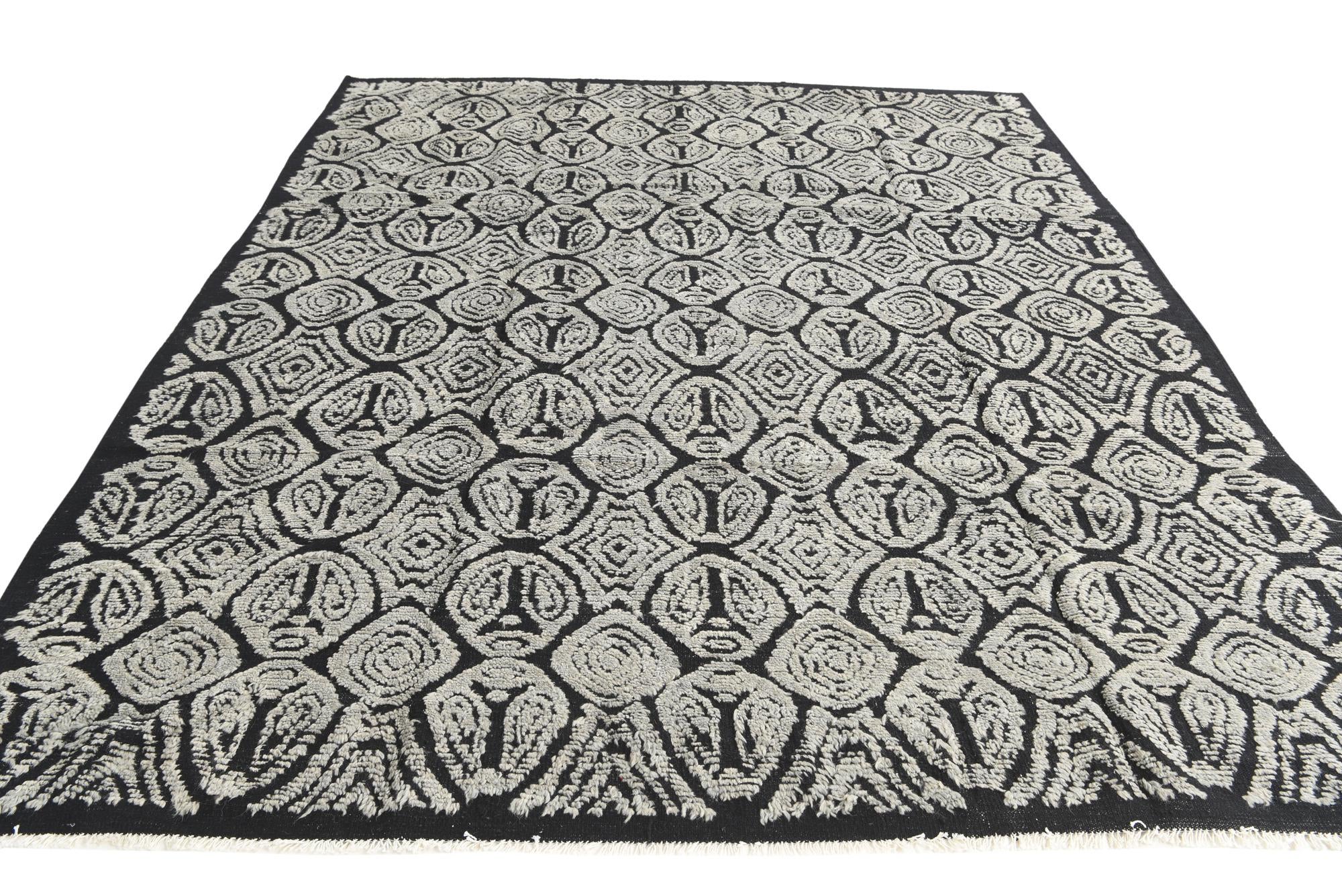 8' 5 x 9' 6 Hand Knotted Darya Wool Rug