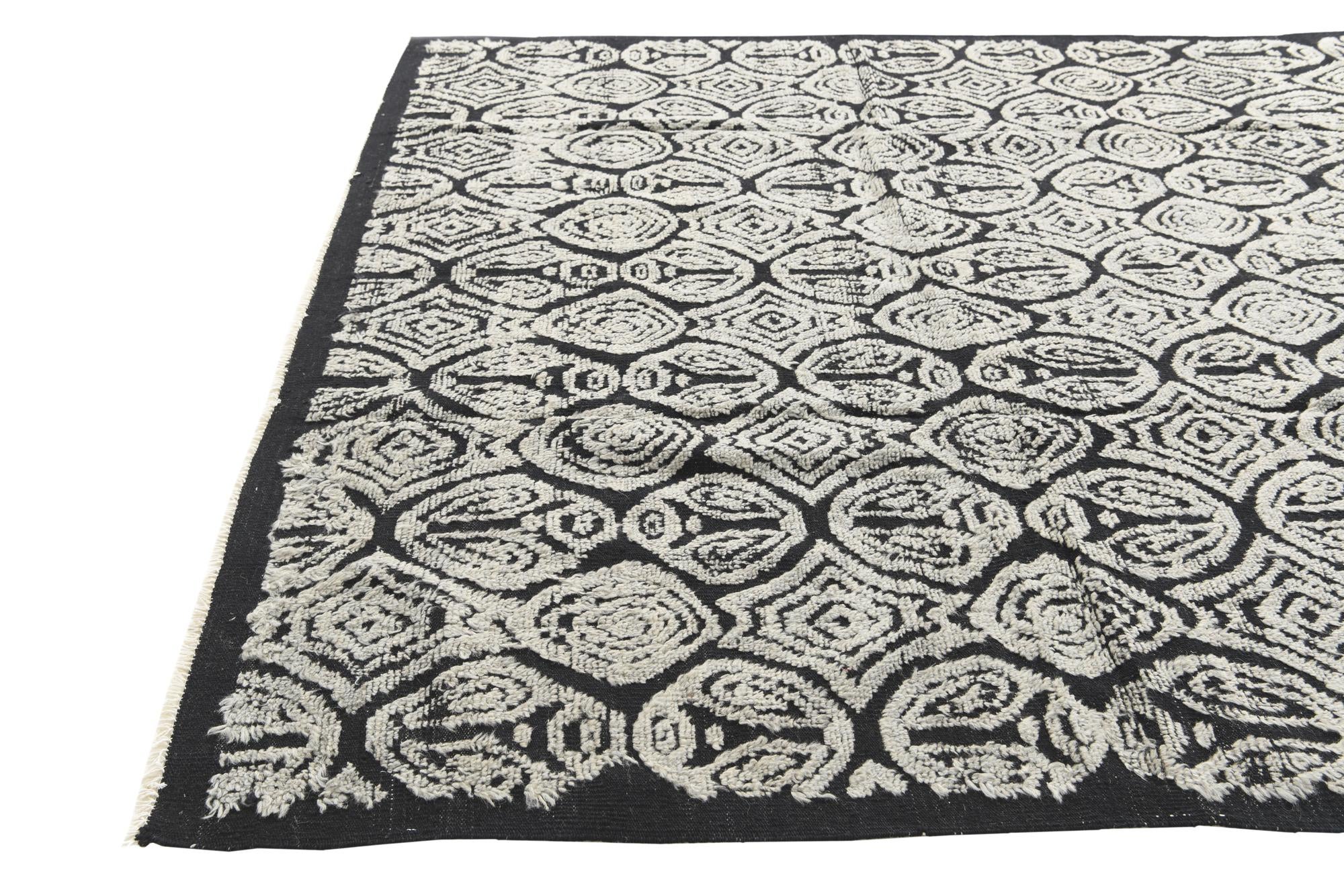 8' 5 x 9' 6 Hand Knotted Darya Wool Rug