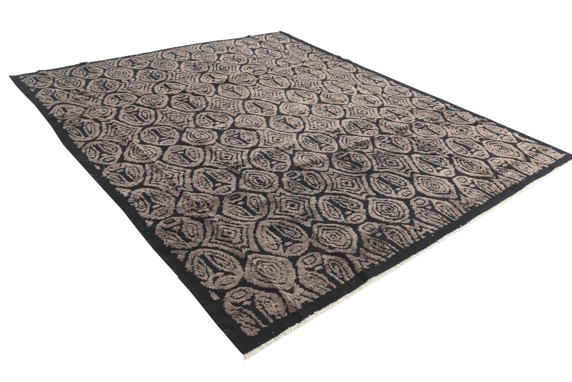 8' 3 x 10' 1 Hand Knotted Darya Wool Rug