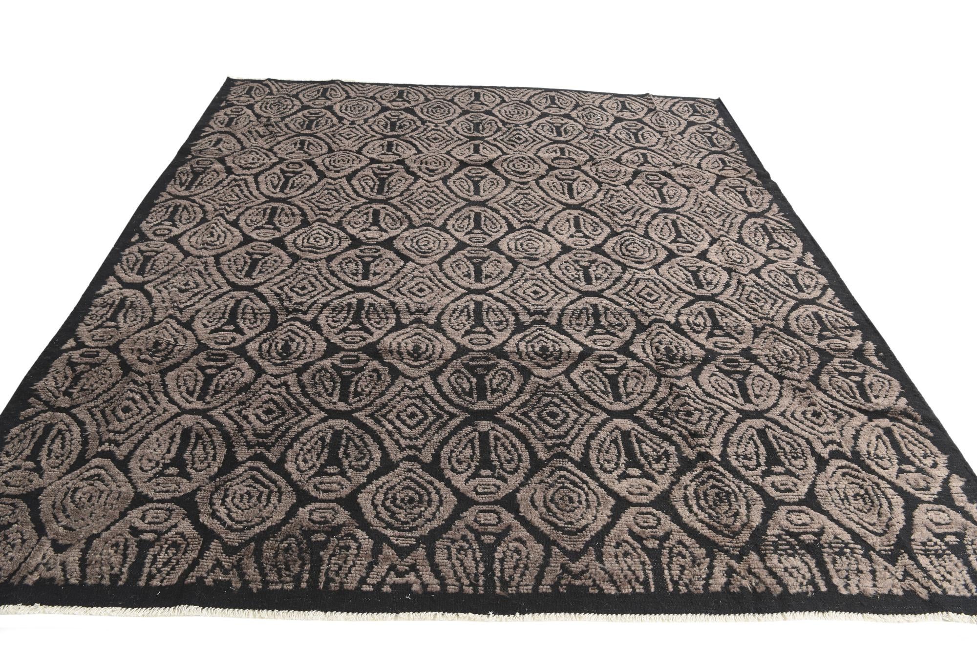 8' 3 x 10' 1 Hand Knotted Darya Wool Rug