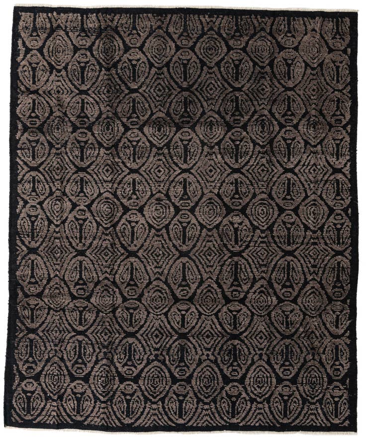 Detail image of 8' 3 x 10' 1 Hand Knotted Darya Wool Rug