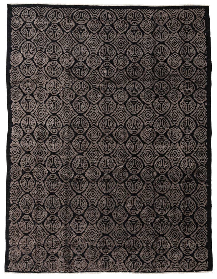 Detail image of 8' 10 x 12' 4 Hand Knotted Darya Wool Rug