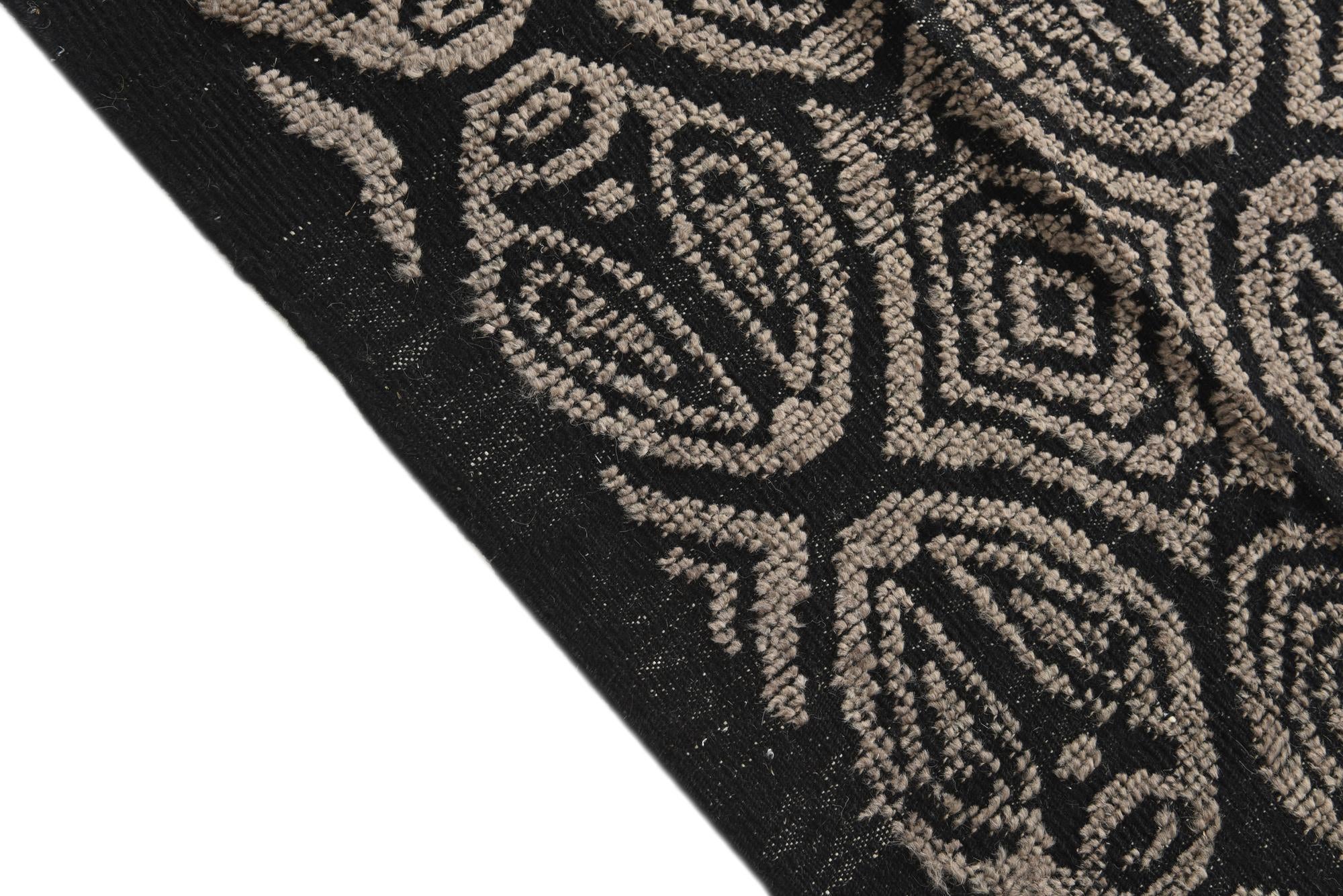 9' x 12' 2 Hand Knotted Darya Wool Rug