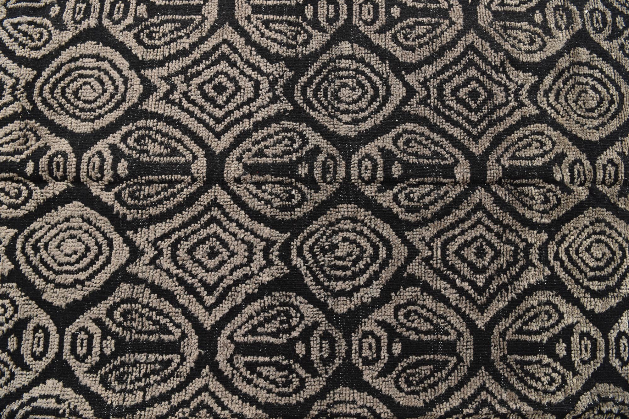 9' x 12' 2 Hand Knotted Darya Wool Rug