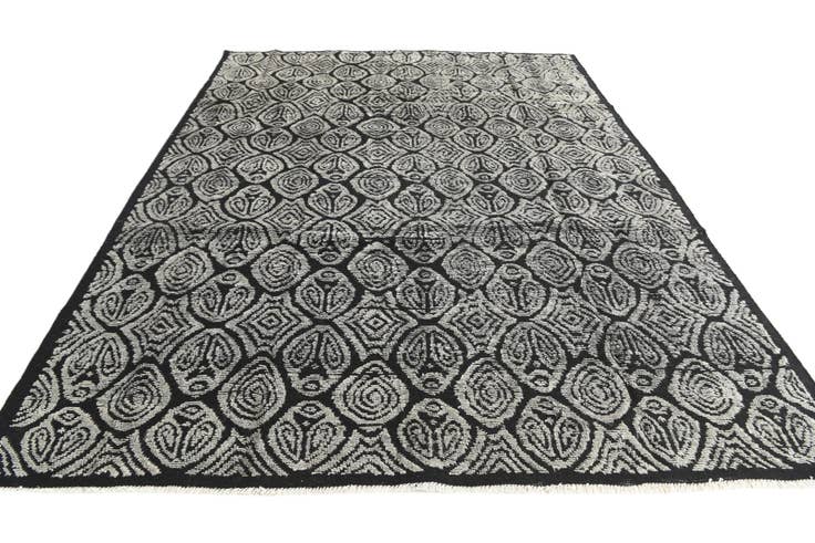 Detail image of 8' 2 x 10' 7 Hand Knotted Darya Wool Rug