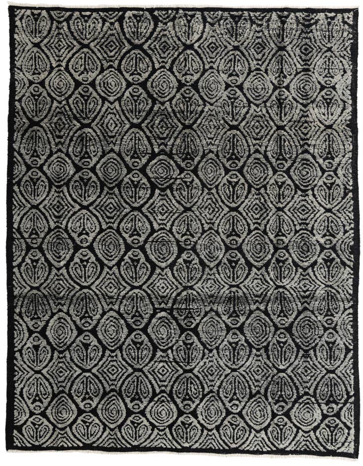 Detail image of 8' 2 x 10' 7 Hand Knotted Darya Wool Rug