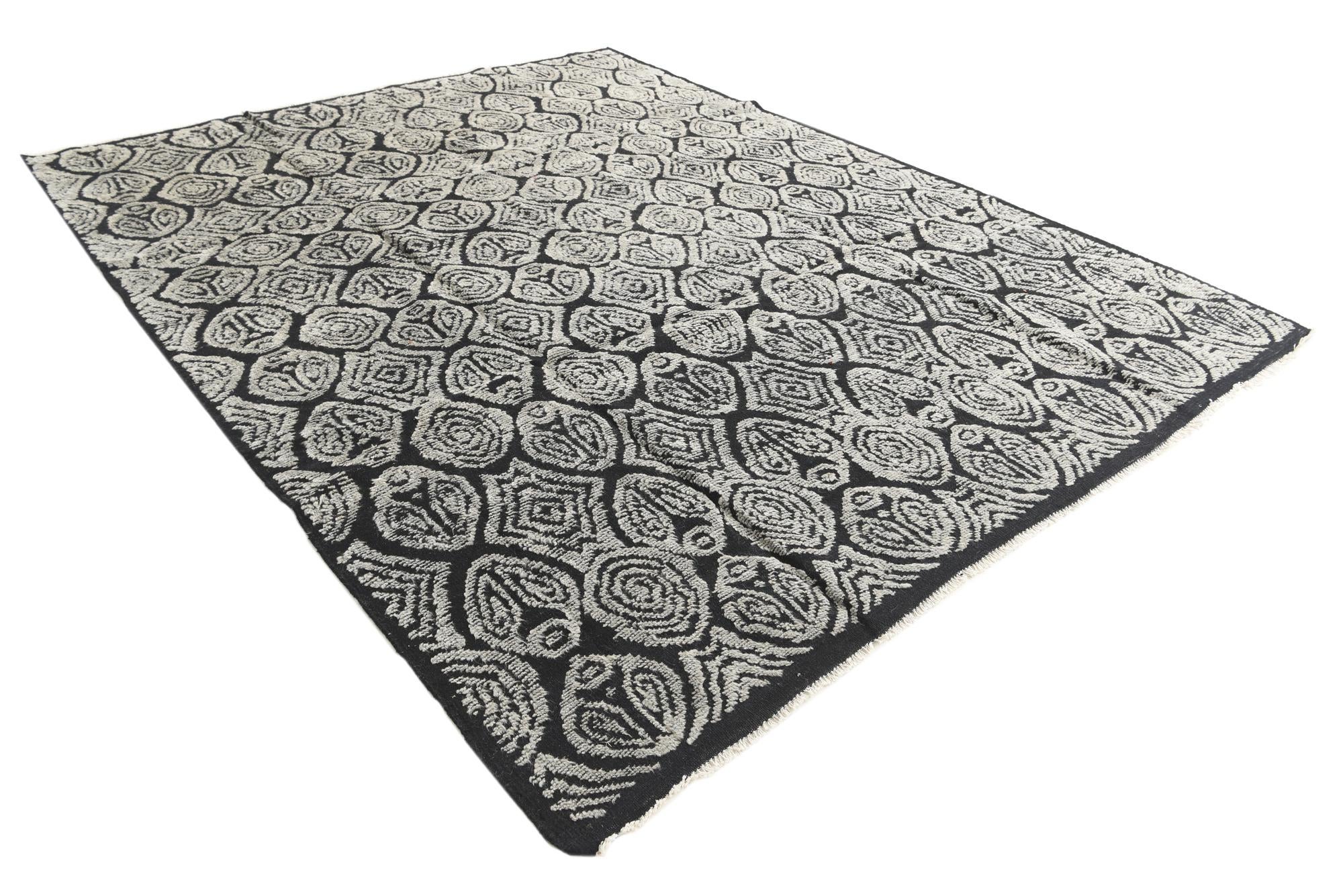 8' 2 x 10' 4 Hand Knotted Darya Wool Rug