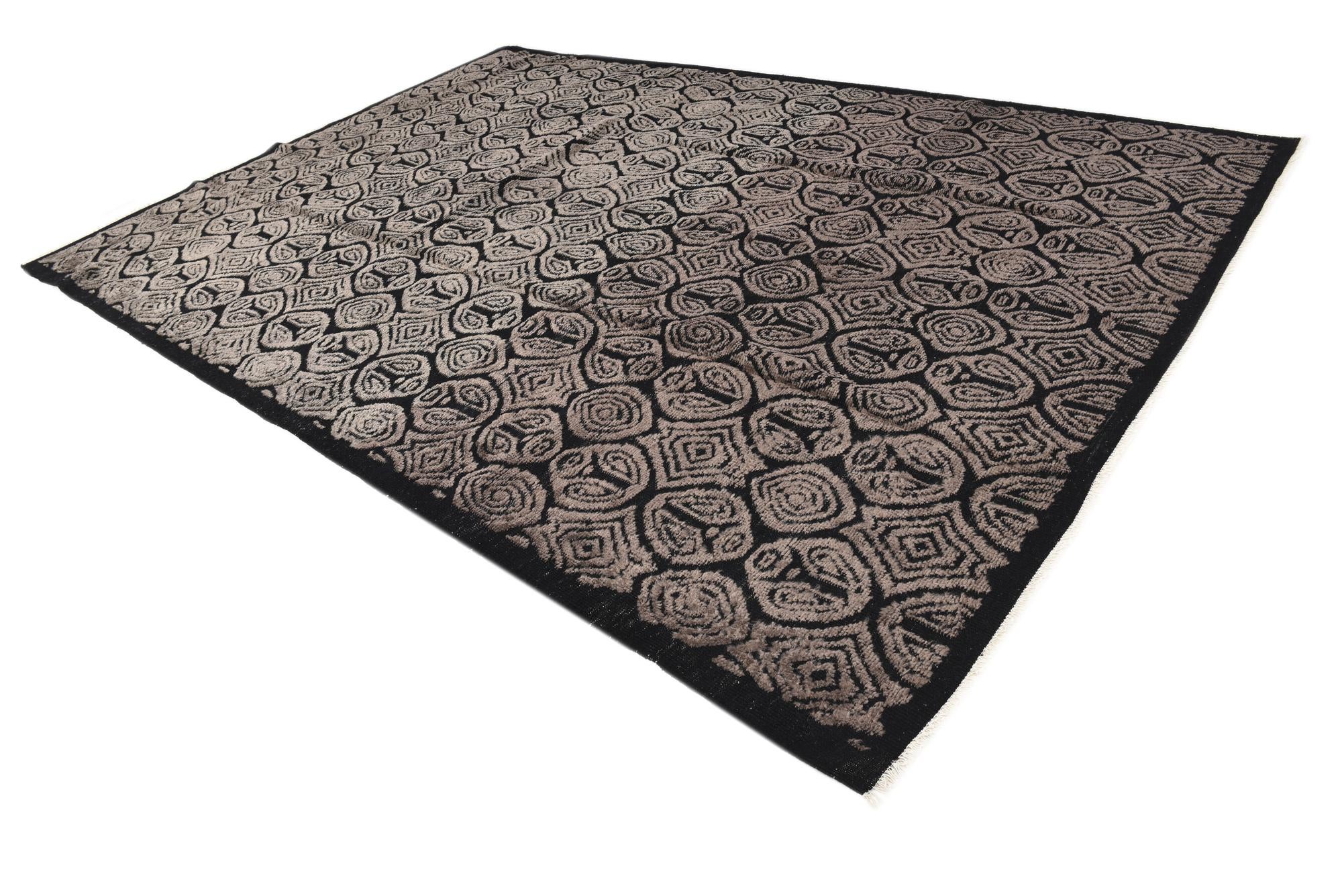 9' 8 x 14' 2 Hand Knotted Darya Wool Rug