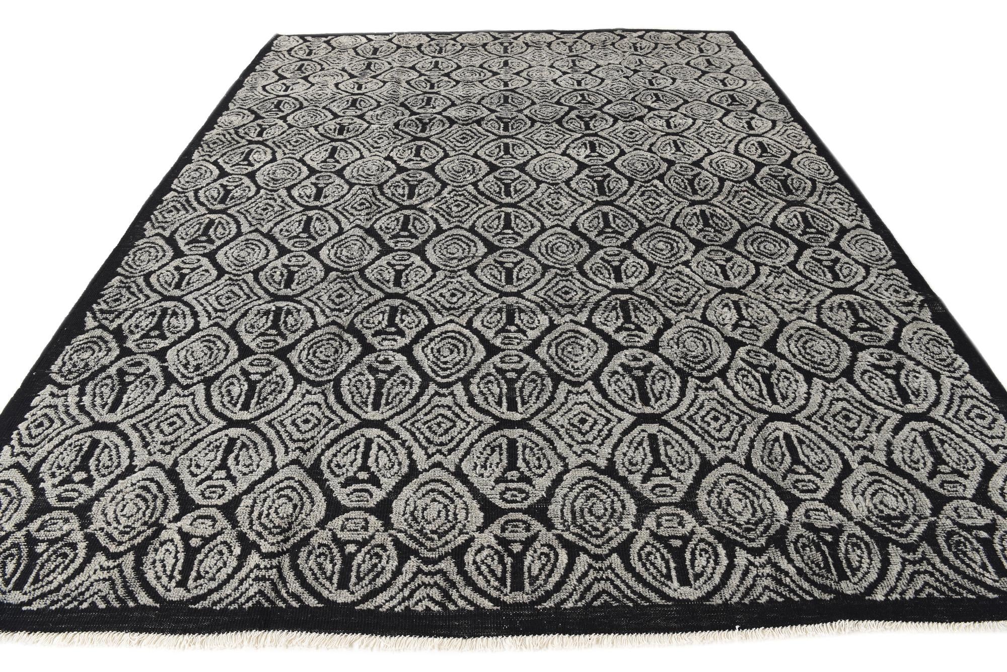 9' 4 x 12' 2 Hand Knotted Darya Wool Rug