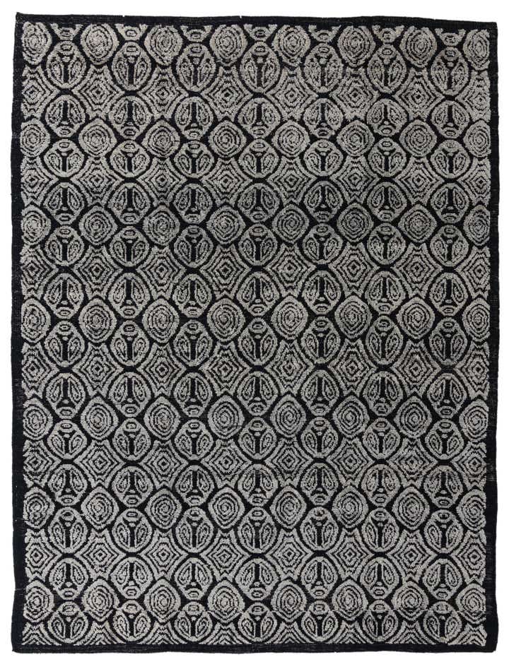 9' 4 x 12' 2 Hand Knotted Darya Wool Rug