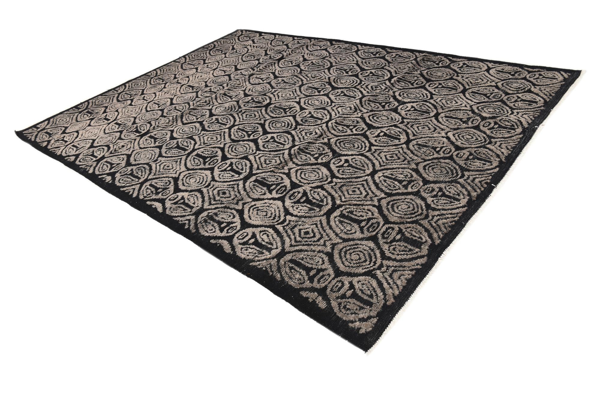 9' x 12' 2 Hand Knotted Darya Wool Rug