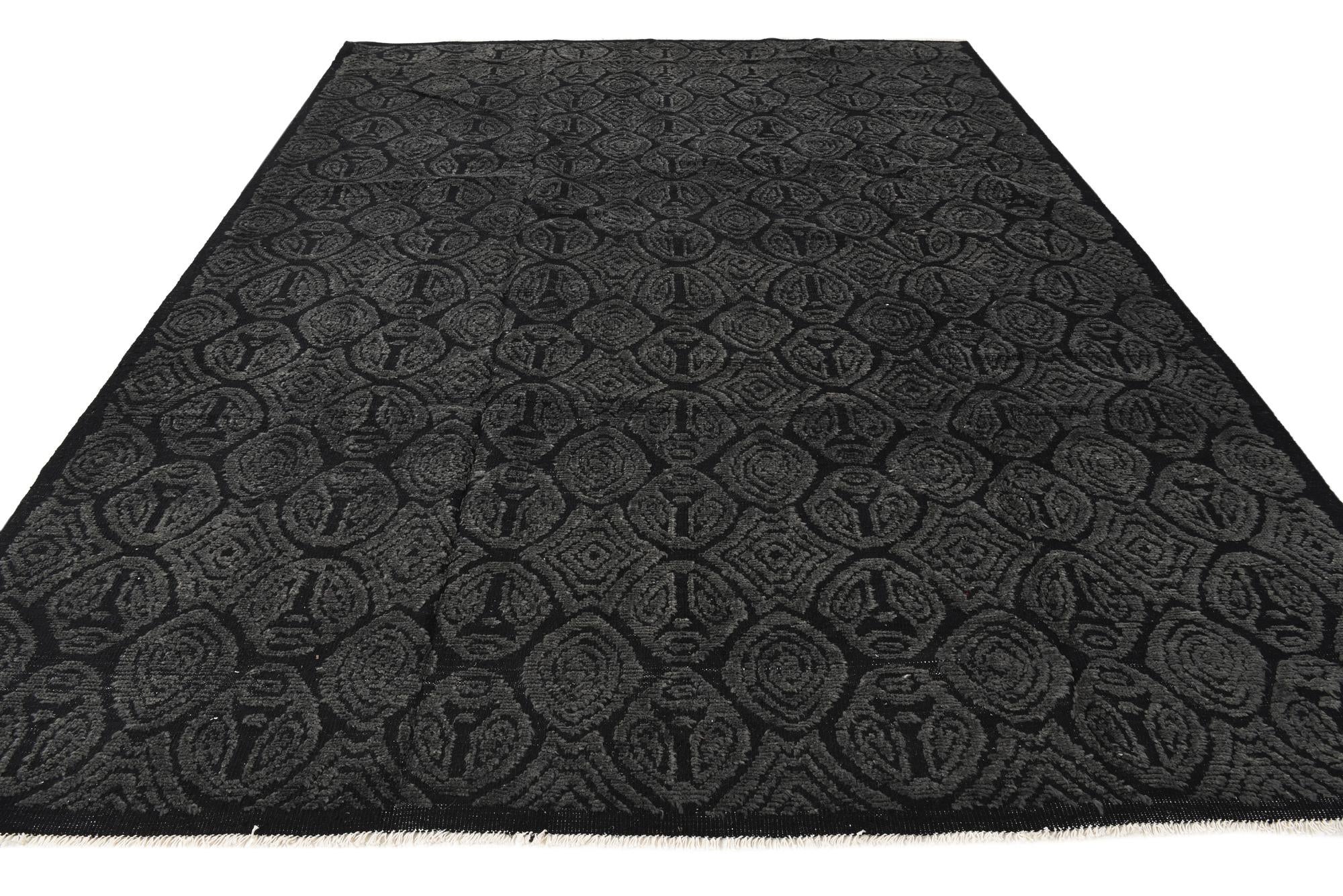 9' 7 x 12' 10 Hand Knotted Darya Wool Rug