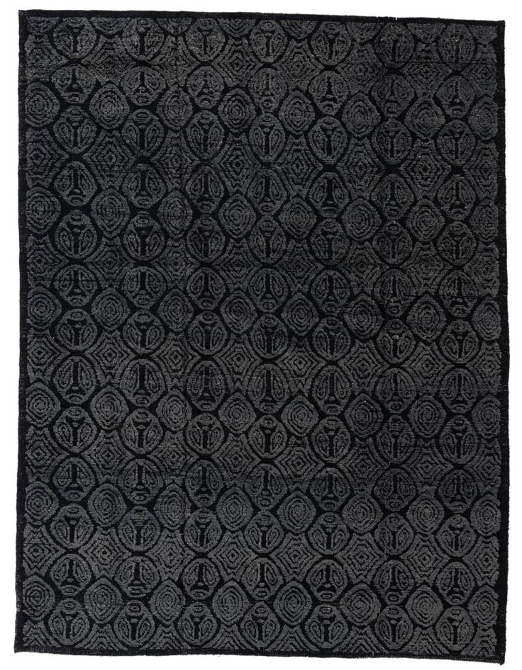 Detail image of 9' 7 x 12' 10 Hand Knotted Darya Wool Rug