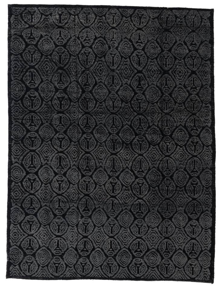 Detail image of 9' 7 x 12' 10 Hand Knotted Darya Wool Rug