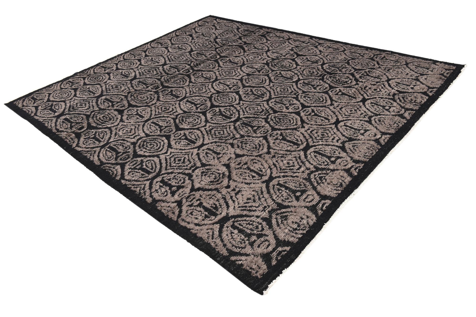 8' 4 x 9' 9 Hand Knotted Darya Wool Rug