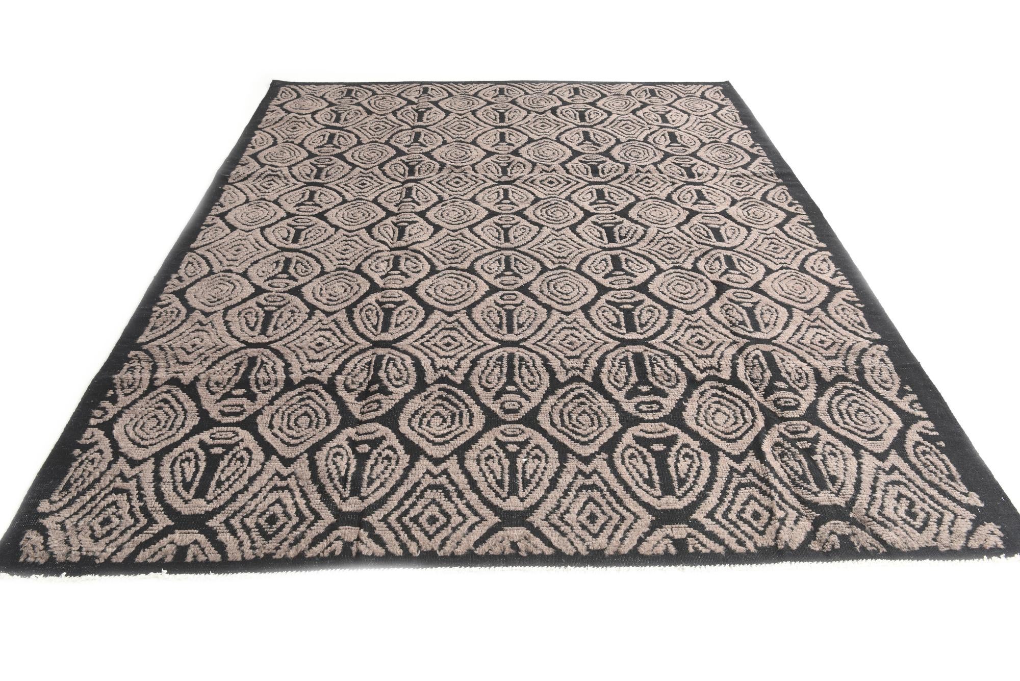 8' 1 x 10' 1 Hand Knotted Darya Wool Rug