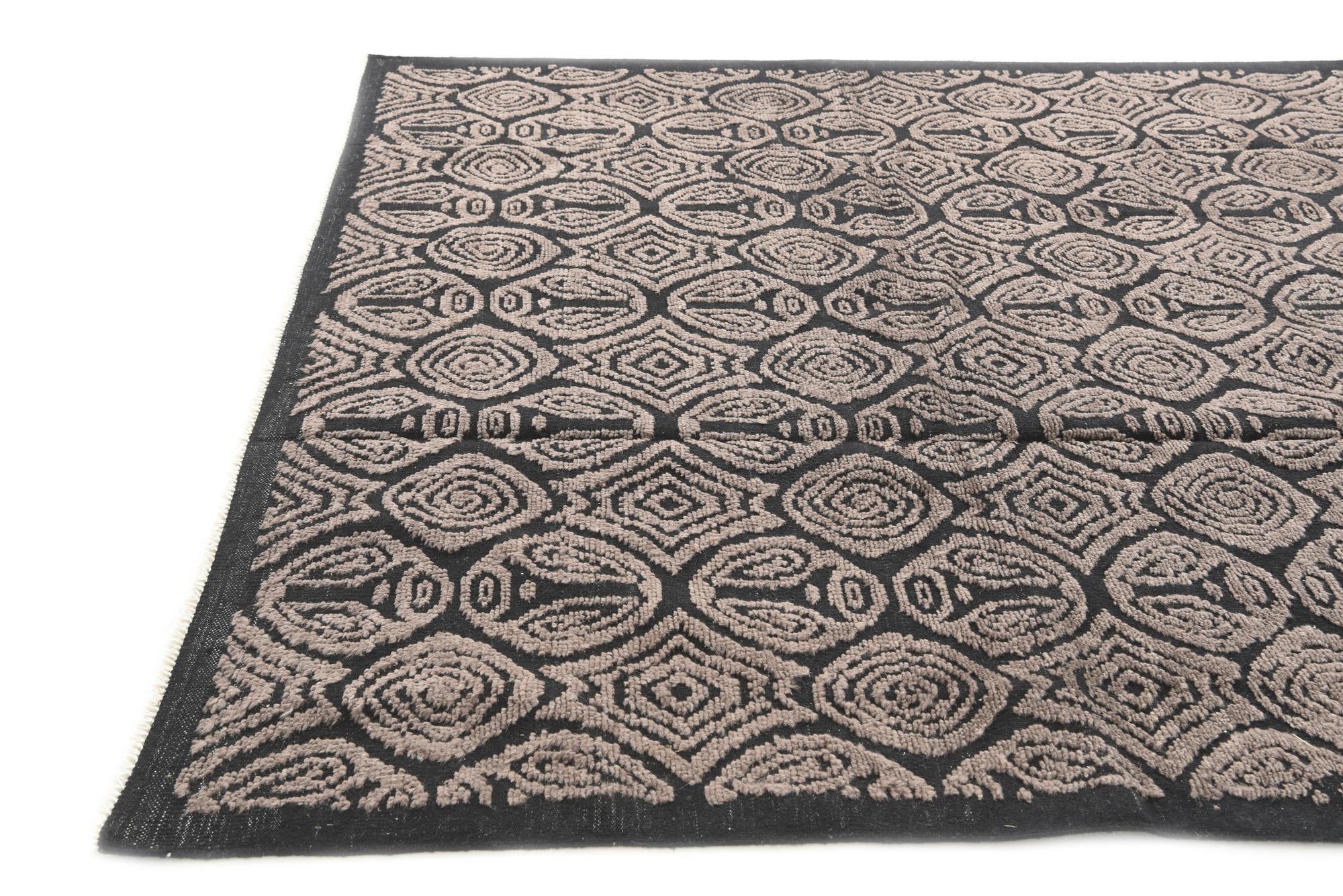 8' 1 x 10' 1 Hand Knotted Darya Wool Rug