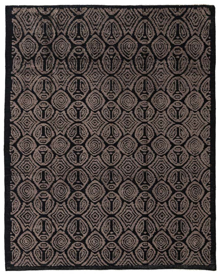 8' 1 x 10' 1 Hand Knotted Darya Wool Rug