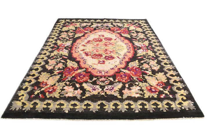 8' x 9' 9 Hand Knotted Darya Rug
