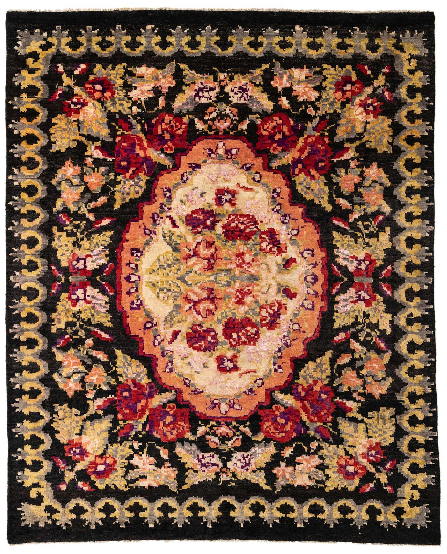 8' x 9' 9 Hand Knotted Darya Rug