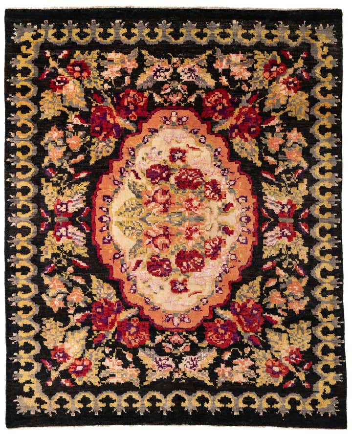 8' x 9' 9 Hand Knotted Darya Rug